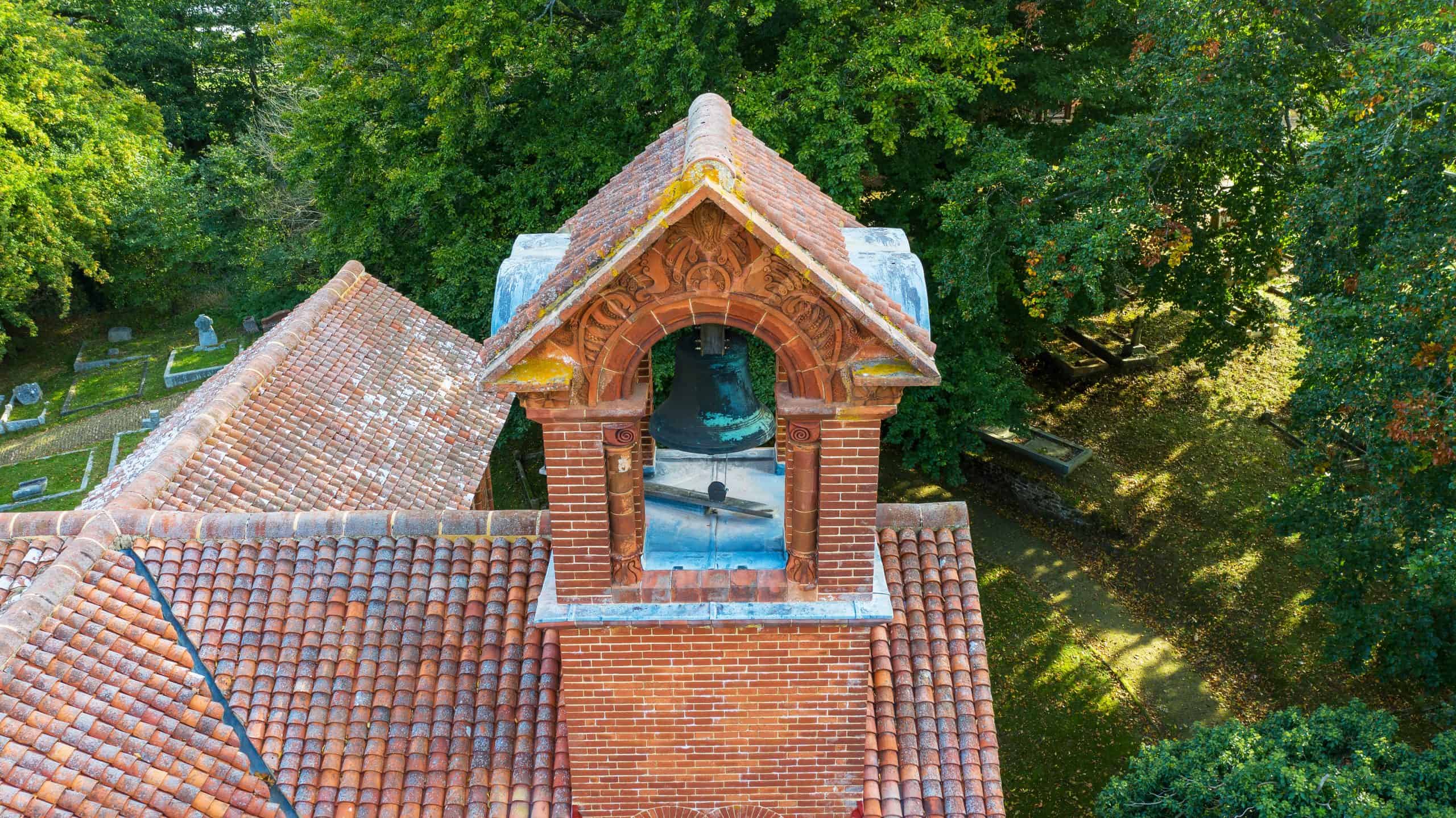 Drone Photography bell tower